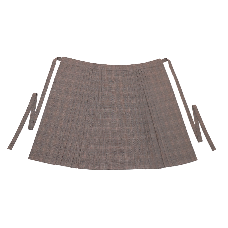 Dreamy Rainbow Plaid Mamian Skirt, 8/10 Length, Preppy Everyday & Workwear, Versatile Ming-Style Hanfu