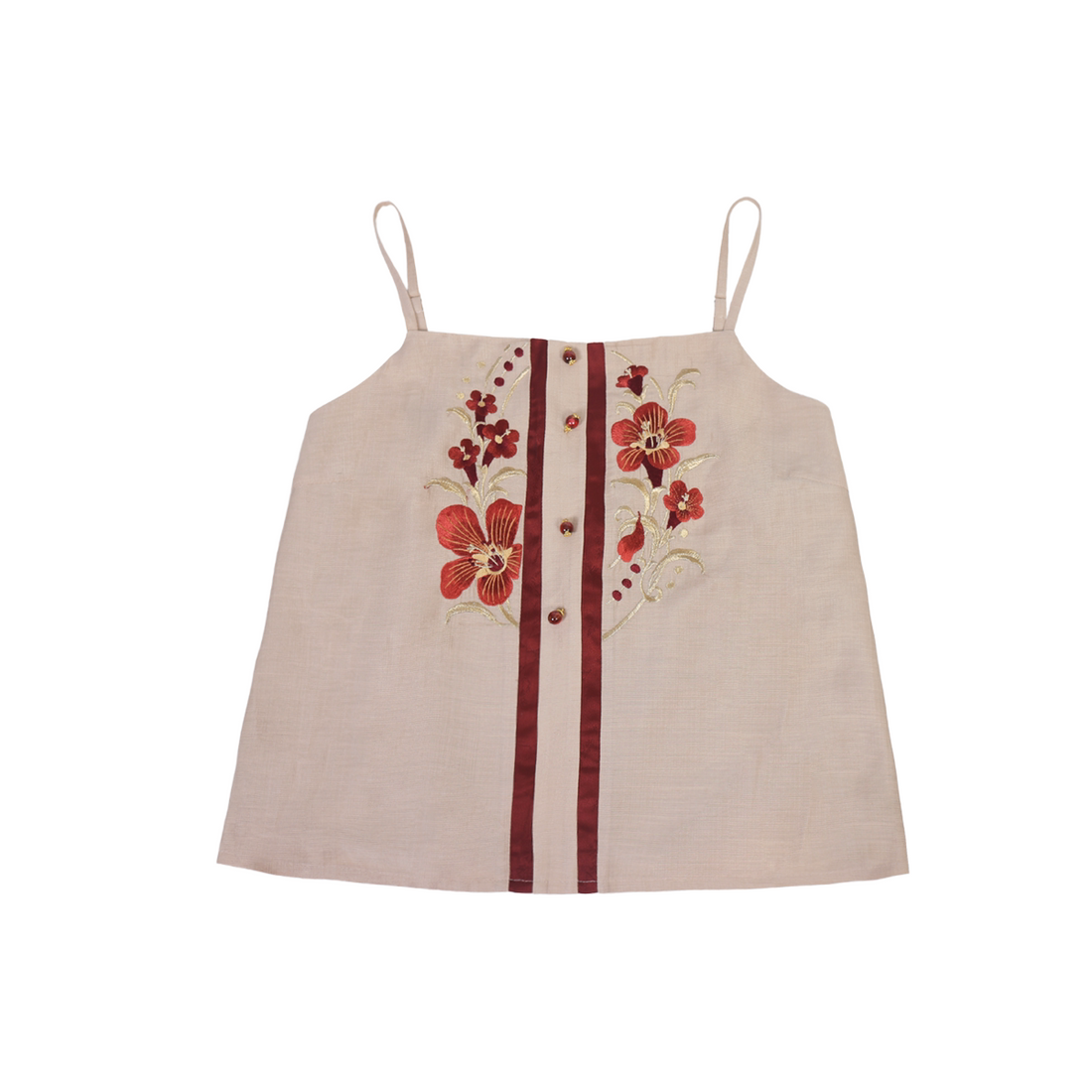 Nimeng Chiyu Zhan Original Modified Hanfu Song-style Long Robe & Pleated Skirt Set - Dark Red, Daily Commute, Morning Robe, Wedding Toast Dress
