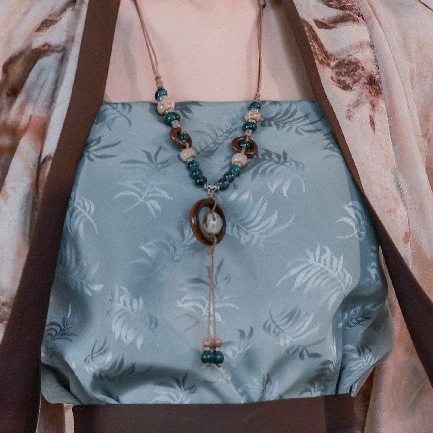 Dreamlike Dead Wood Blossom Song-style Plane Sleeve Vest Elastic Waist Song Pants Tencel Hanfu Han-style Elements Commute Spring/Autumn Women's