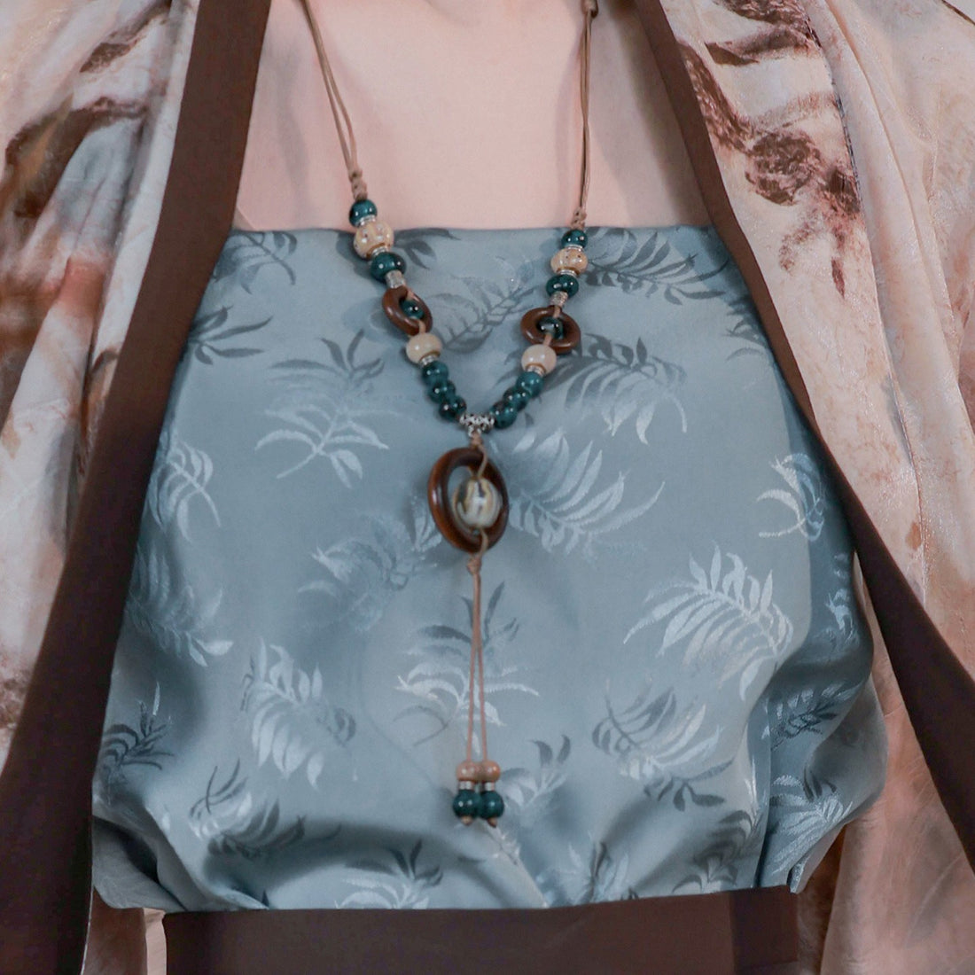 Dreamlike Dead Wood Blossom Song-style Plane Sleeve Vest Elastic Waist Song Pants Tencel Hanfu Han-style Elements Commute Spring/Autumn Women's