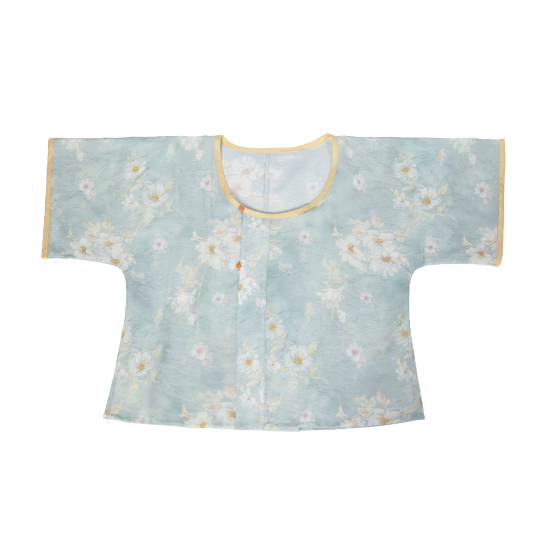Dream Daisy Original Hanfu Song-style Open-front Top & Elastic Half Skirt S/A Rayon Commute Bright