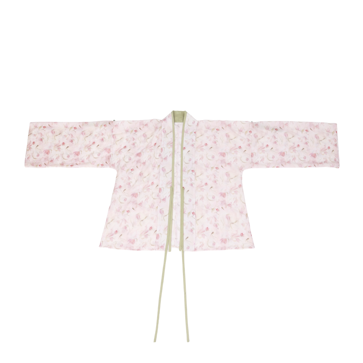 Nimeng Four Seasons Spring Original Chinese Han-style Skirt, Song-style Cross-collar Straight Sleeve Tencel, Daily Commute & Fresh Hanfu