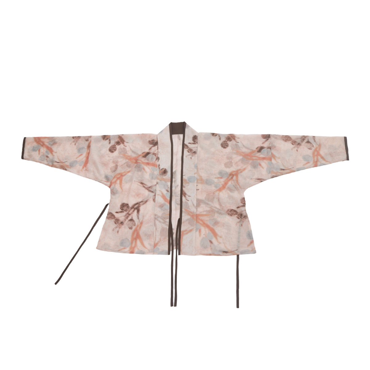 Dream Dead Wood Blossom Song-style Airplane Sleeve Sleeveless Vest, Color-blocked Patchwork Skirt, Song Pants & Wide-leg Pants, Commute Hanfu for Women