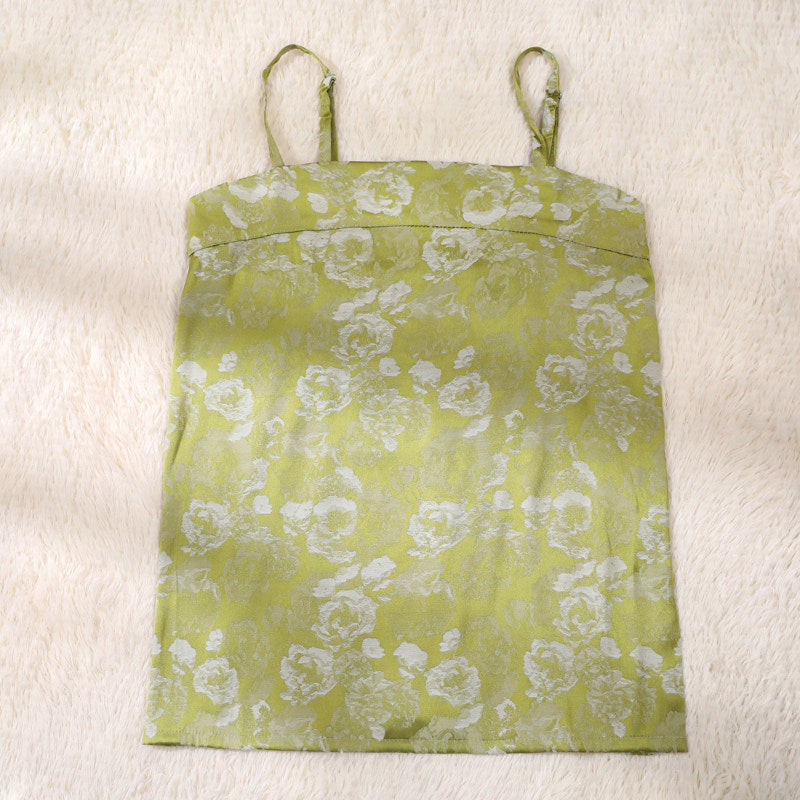 Anxiu Yingxiang Original "Flower Language" Hanfu Women's Adjustable Strap Song-Style Underlayer Top
