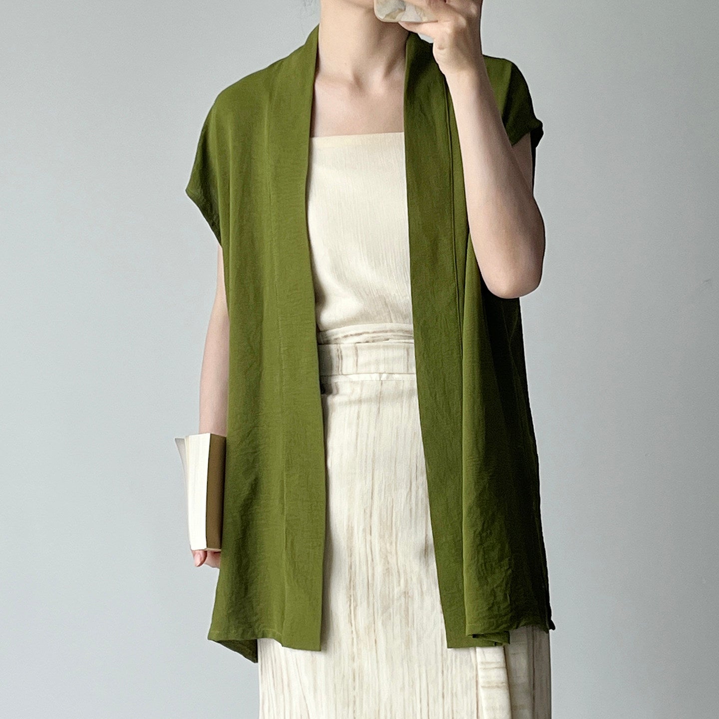 Anxiu Yingxiang Solid Song Hanfu Vest, Breathable Daily Commute