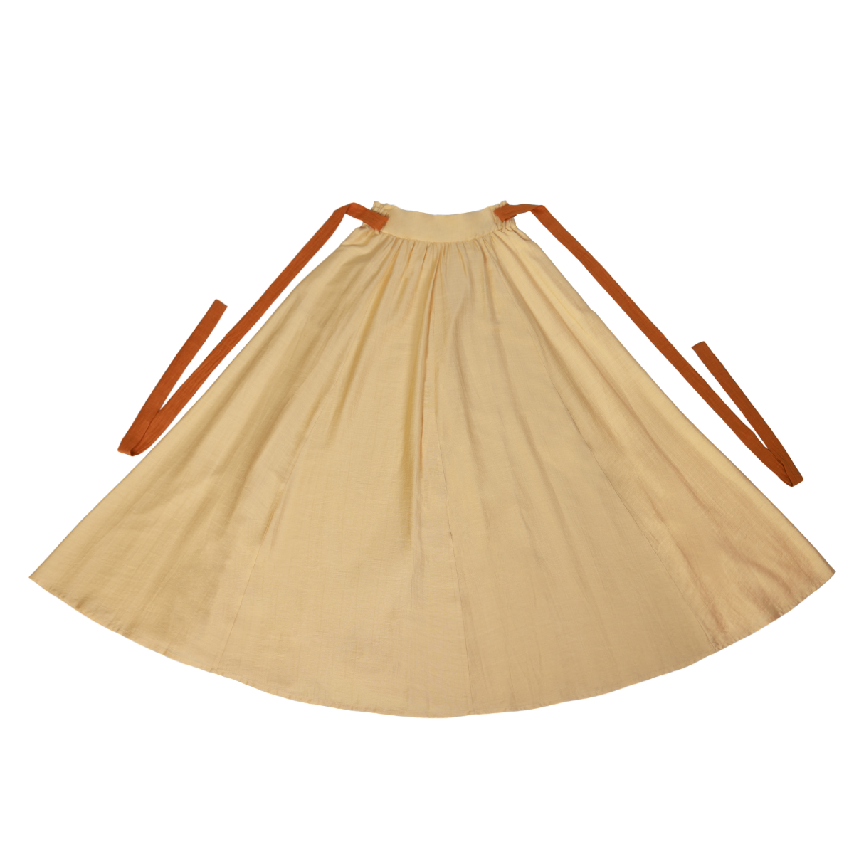 Dreamland Rainbow After Rain Original A-line Elastic Waist Skirt & Sweetheart Neck Blouse Daily Han Element