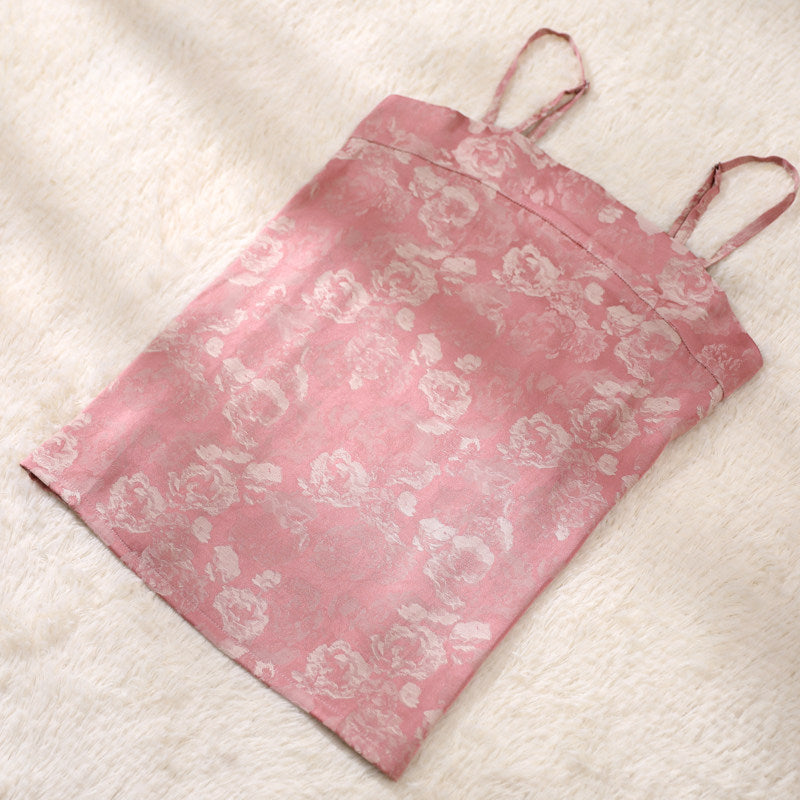Anxiu Yingxiang Original "Flower Language" Hanfu Women's Adjustable Strap Song-Style Underlayer Top