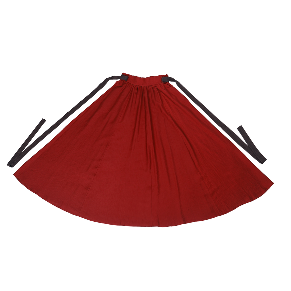 Dreamland Rainbow After Rain Original A-line Elastic Waist Skirt & Sweetheart Neck Blouse Daily Han Element
