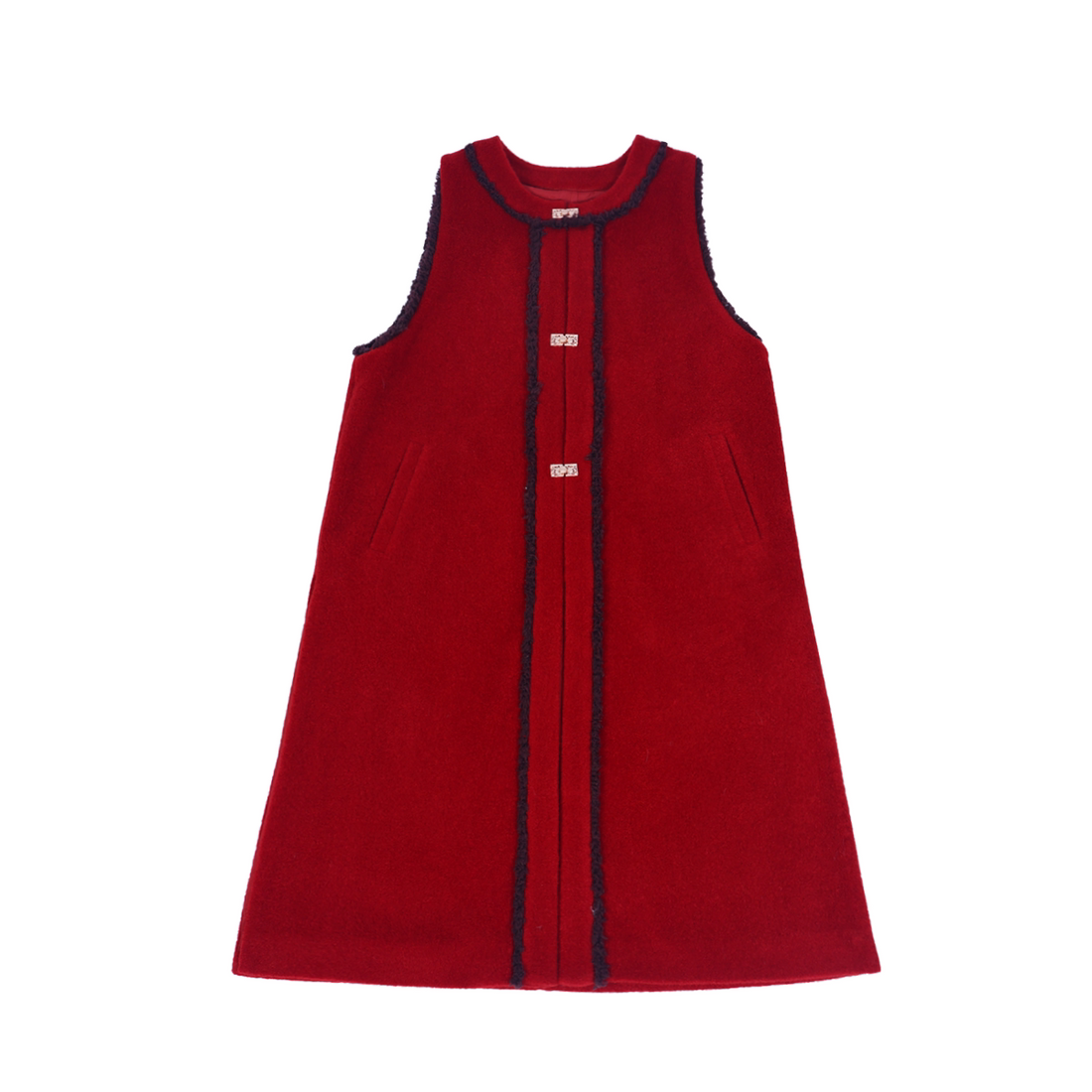 NI MENG [Fortune Horse] Original Han-style Chinese New Year Set, Modified Ming Hanfu Long Bijia, Daily