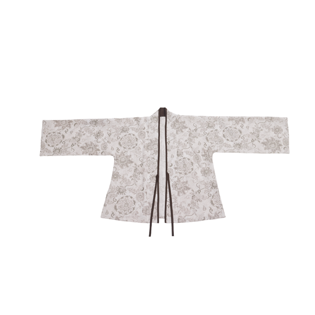 Nimeng Yanqiu Original Song-style Front-opening Elastic Pocket Pants, Cotton Linen, Earth Brown, Commute Spring/Autumn Modified Hanfu