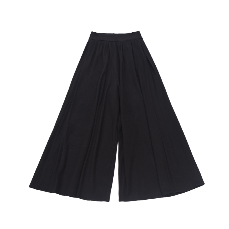 Dreamlike Beauty Modern Ruqun-Inspired Long Top & Song-Style Pants, Batwing Sleeves, Knit Hanfu-Inspired Outfit for Fall & Winter Daily Wear, Easy to Match