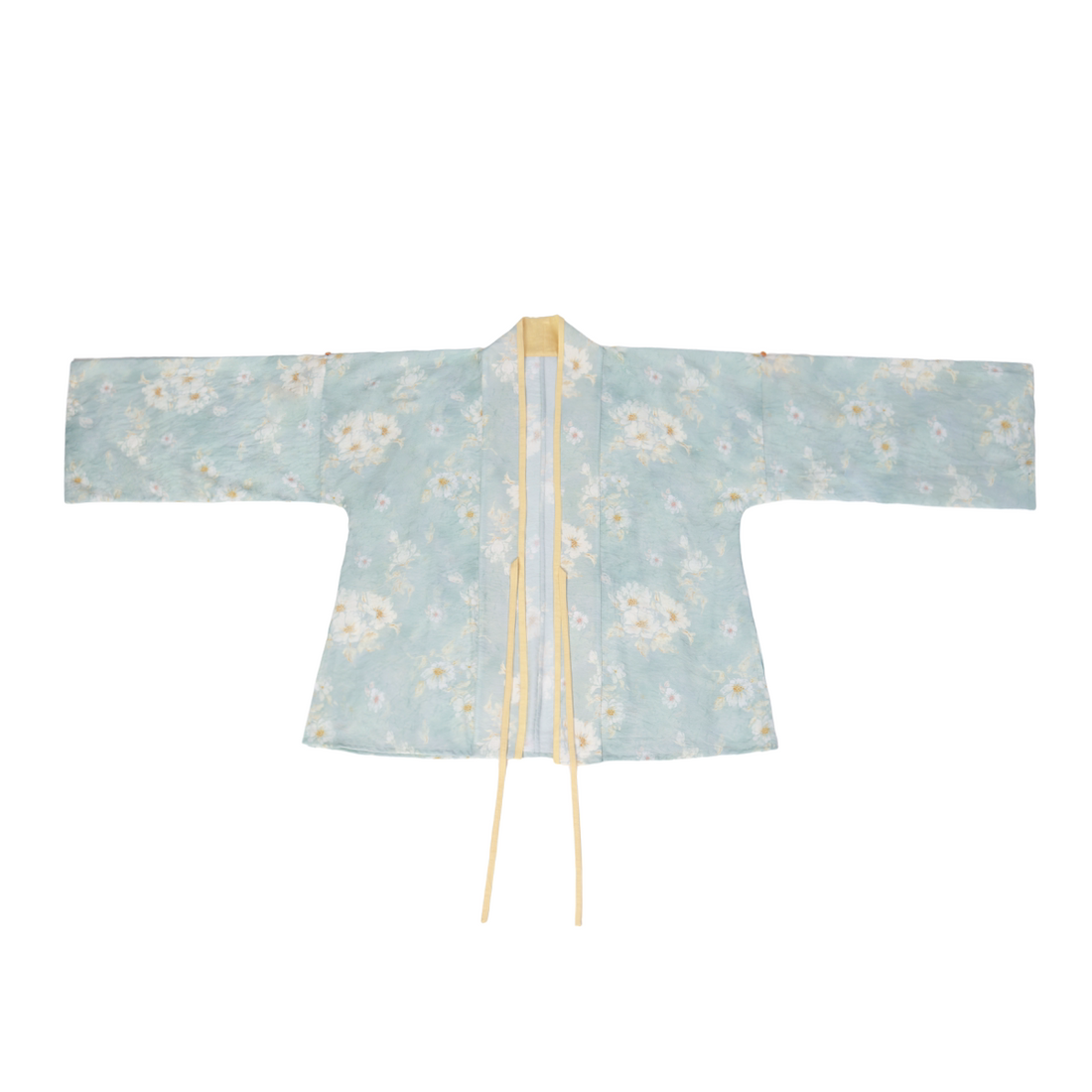 Dream Daisy Original Hanfu Song-style Open-front Top & Elastic Half Skirt S/A Rayon Commute Bright