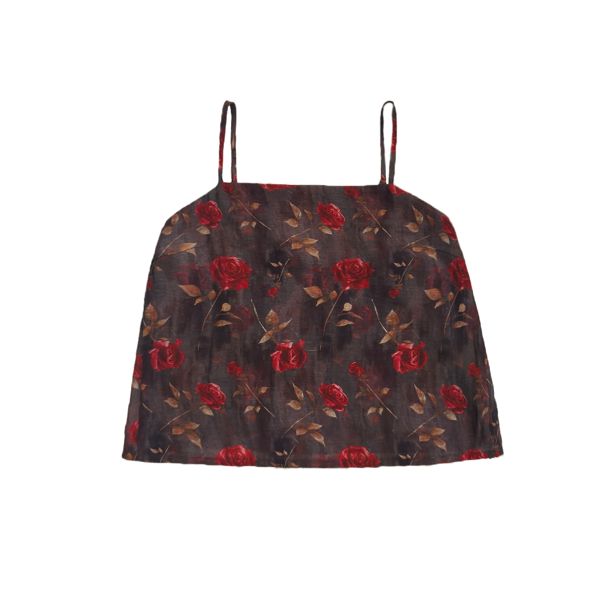 Dream Rose Night Original Song Hanfu Plane Sleeve Spiral Skirt Red&Black HK Style Mature Commute Spring Autumn Women