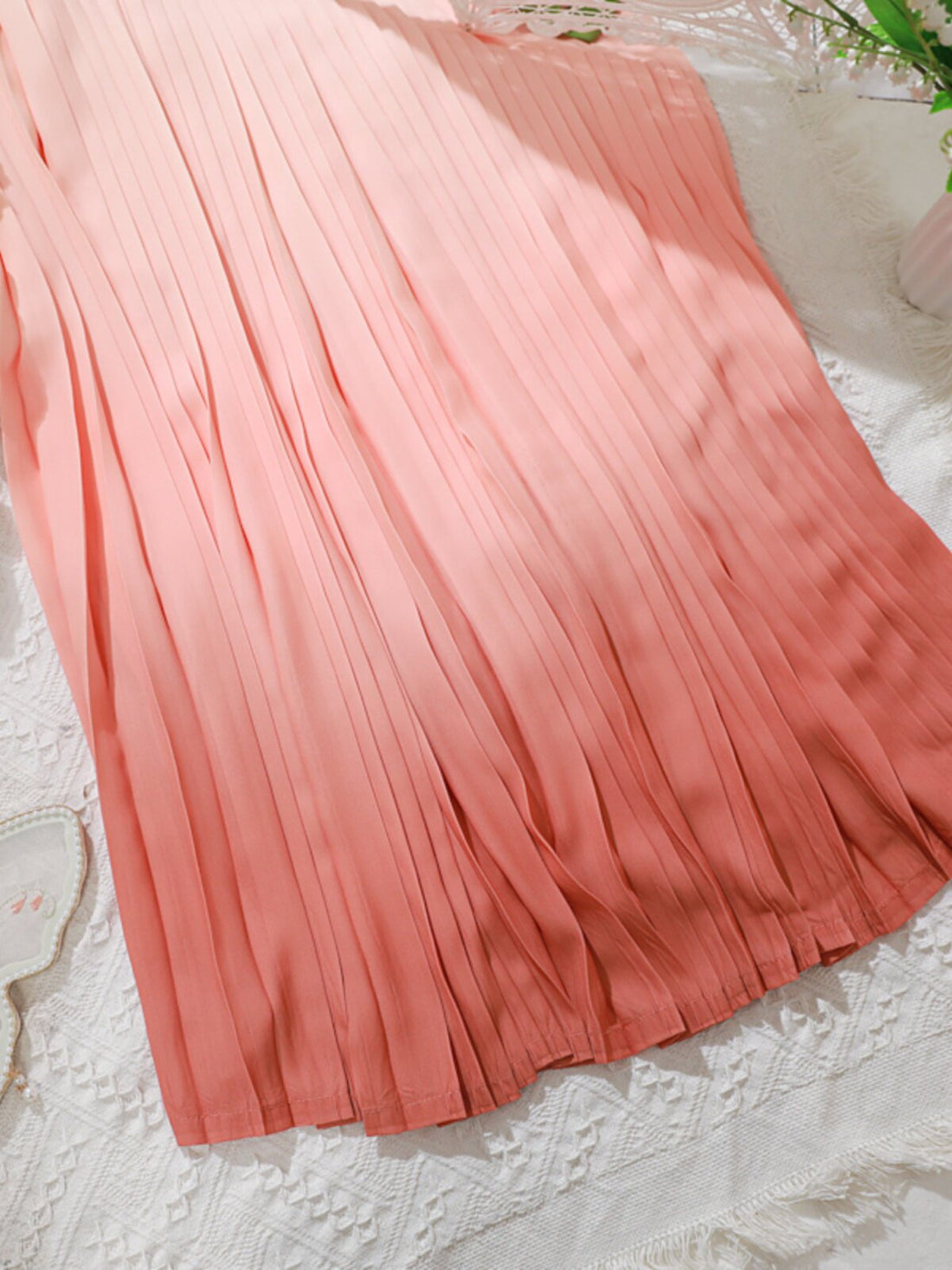 Anxiu Yingxiang [Little Peach] Original Hanfu Women's Daily One-Piece Song-Style Pleated Skirt Spring/Summer