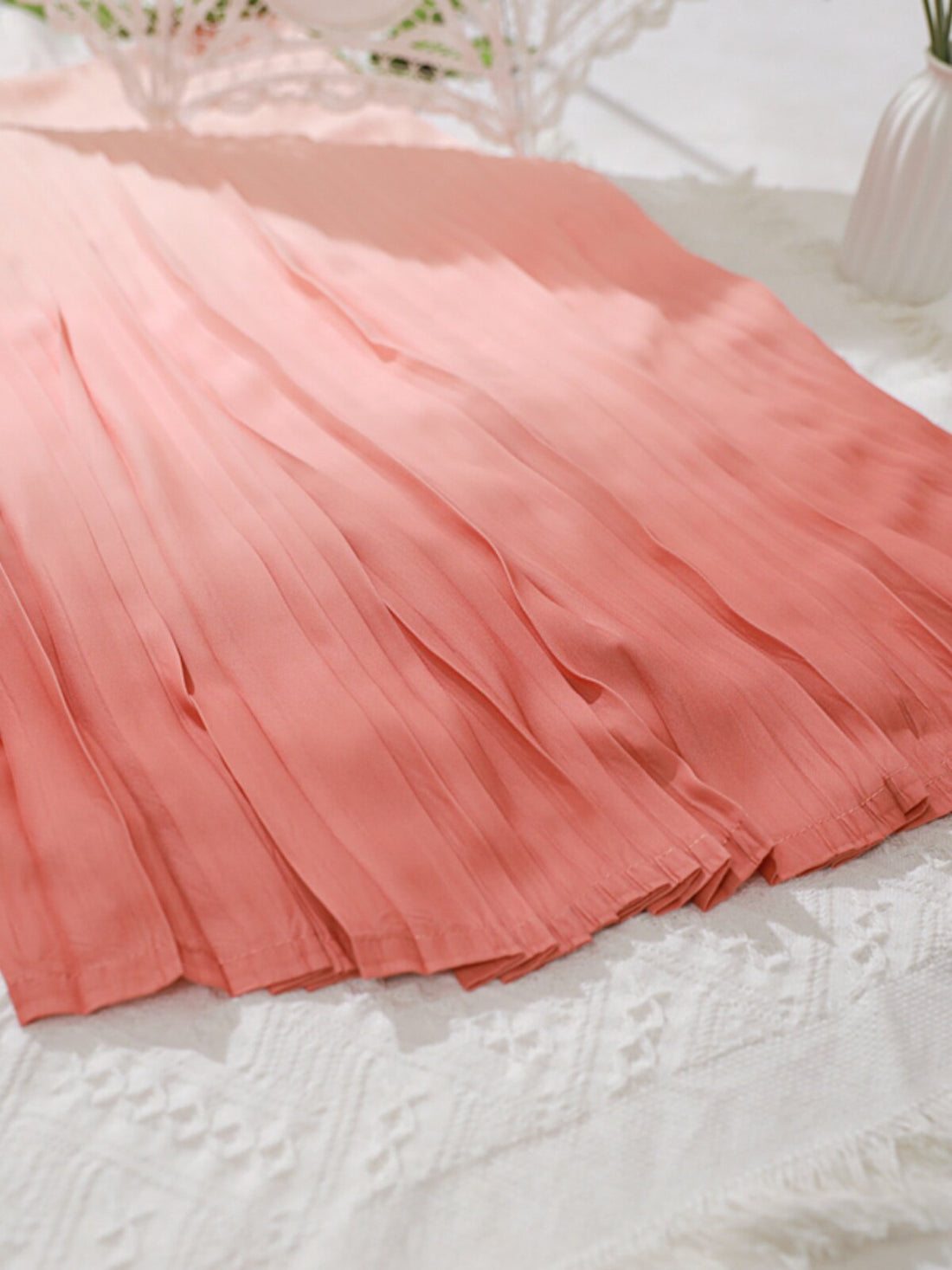 Anxiu Yingxiang [Little Peach] Original Hanfu Women's Daily One-Piece Song-Style Pleated Skirt Spring/Summer