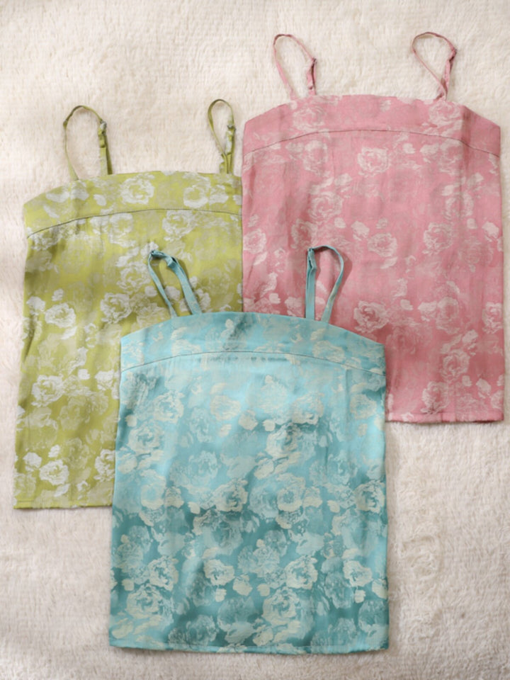 Anxiu Yingxiang Original "Flower Language" Hanfu Women's Adjustable Strap Song-Style Underlayer Top