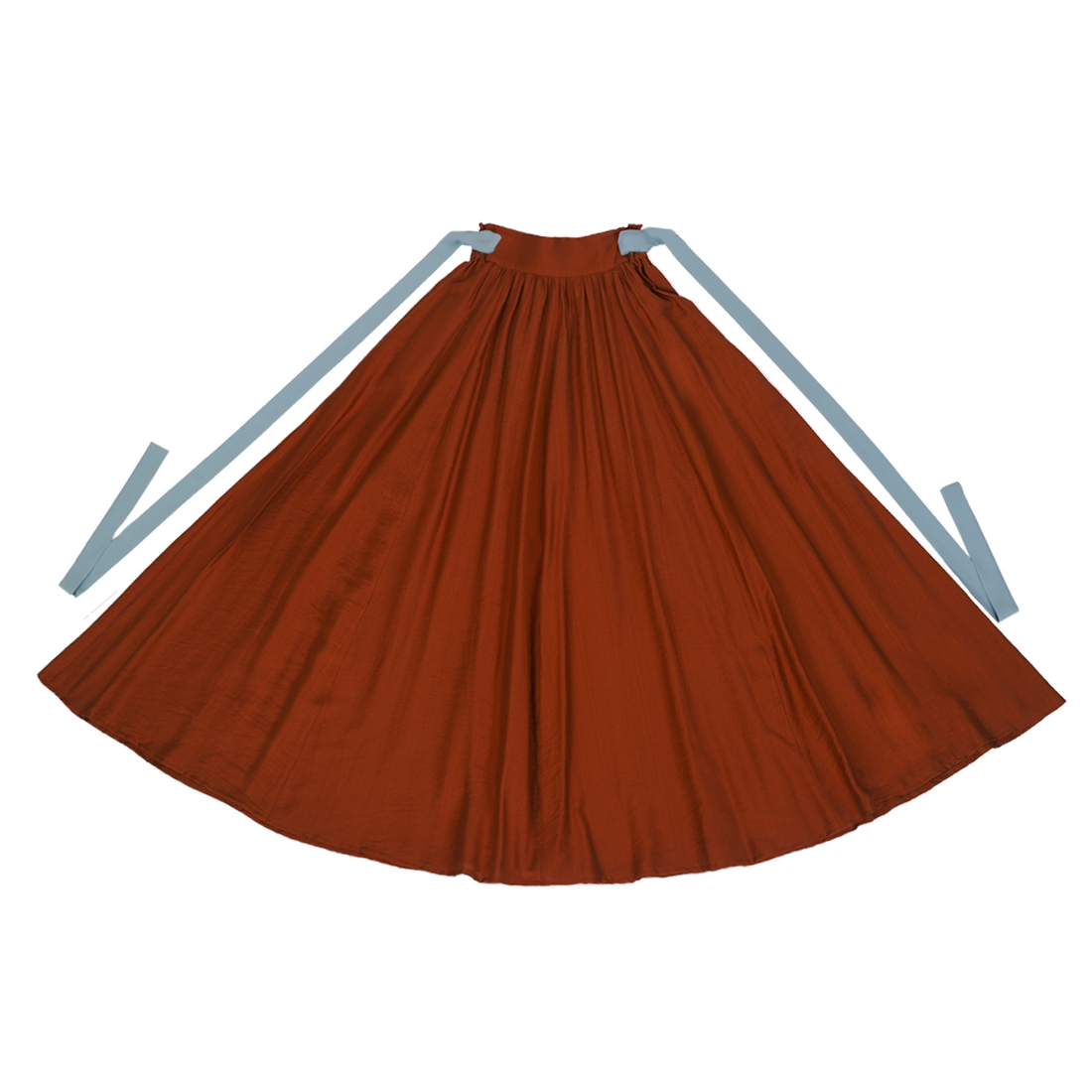 Dreamland Rainbow After Rain Original A-line Elastic Waist Skirt & Sweetheart Neck Blouse Daily Han Element