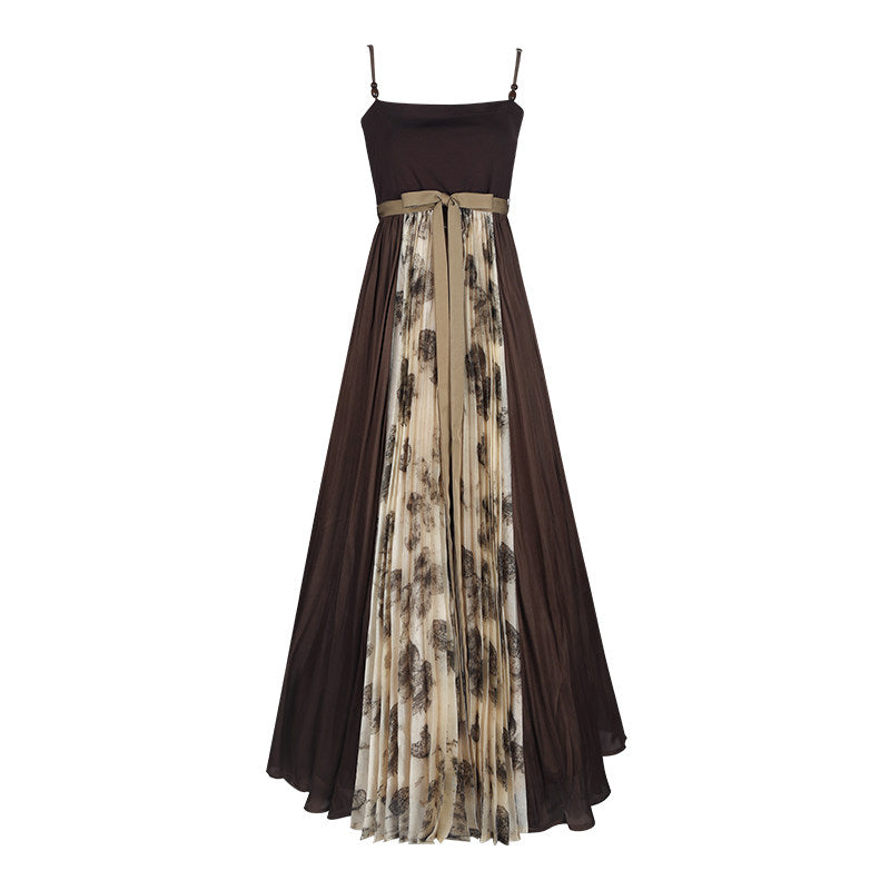 Nimeng Dead Leaf Butterfly Chinese Original Hezi-style Modified Hanfu Dress, Han Elements, Casual Irregular Wide Sleeves Summer