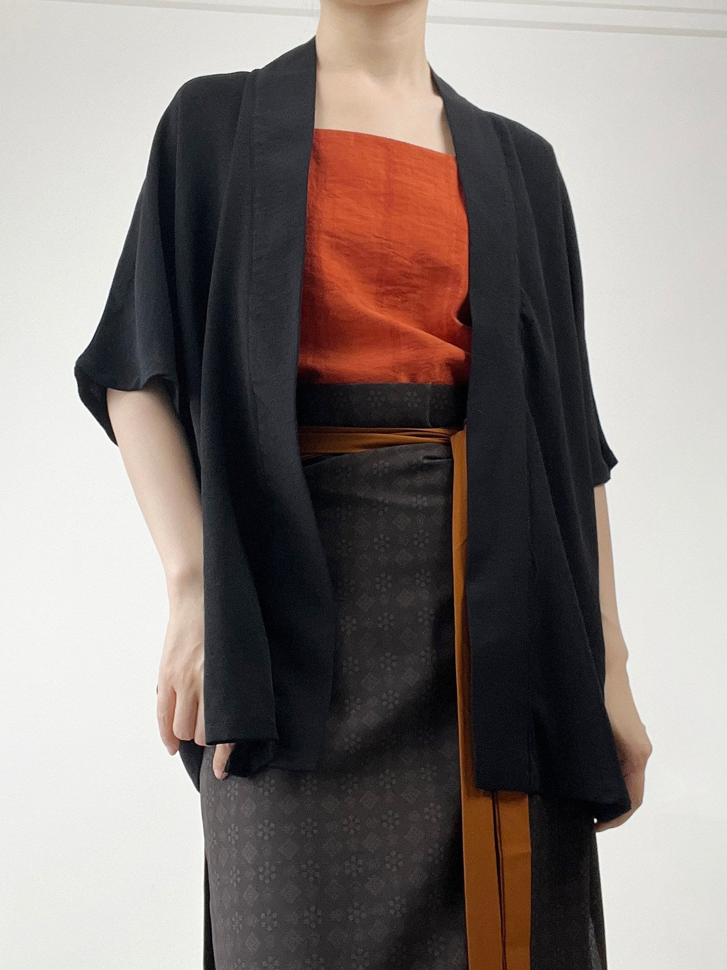 Anxiu Yingxiang Original Hanfu Women's Solid Color Modified Song Style Airplane Short Sleeve Breathable Daily Commute