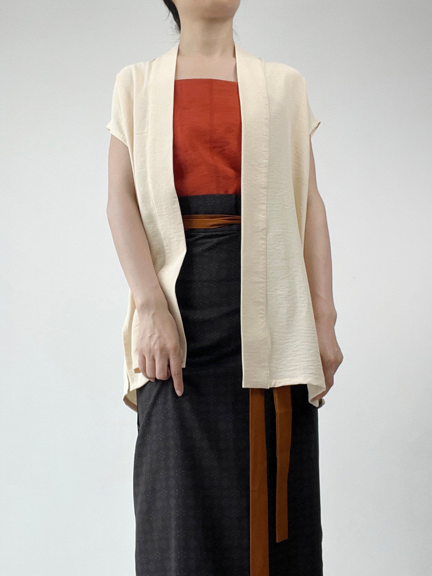 Anxiu Yingxiang Solid Song Hanfu Vest, Breathable Daily Commute