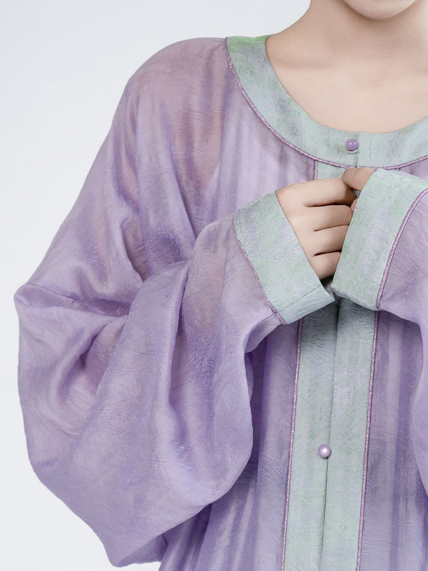 Dream Midsummer Night Original Wanli Gown & Pleated Skirt, Ming & Song Style, Tencel, Spring/Autumn Daily Hanfu