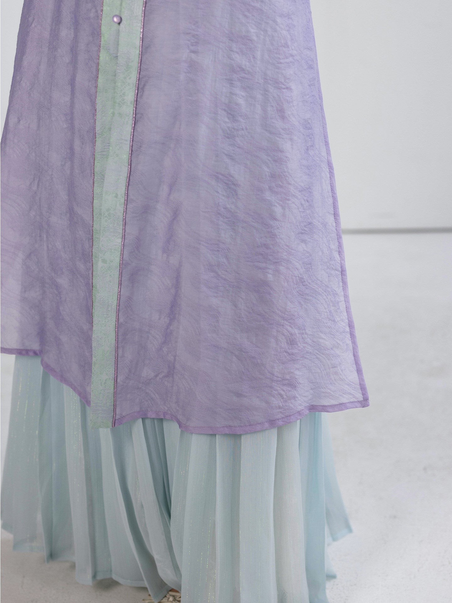 Dream Midsummer Night Original Wanli Gown & Pleated Skirt, Ming & Song Style, Tencel, Spring/Autumn Daily Hanfu