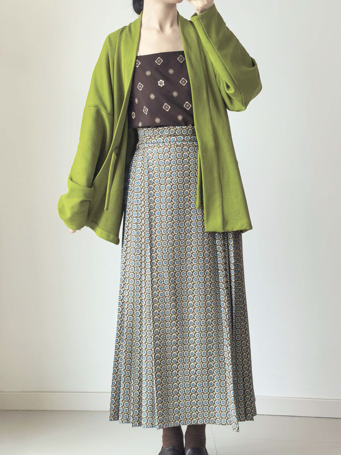Anxiu Yingxiang [Qiuxiang Ran - Airplane Sleeve] Song-style Knit Airplane Sleeve Hanfu for Women, Daily Autumn/Winter Commute