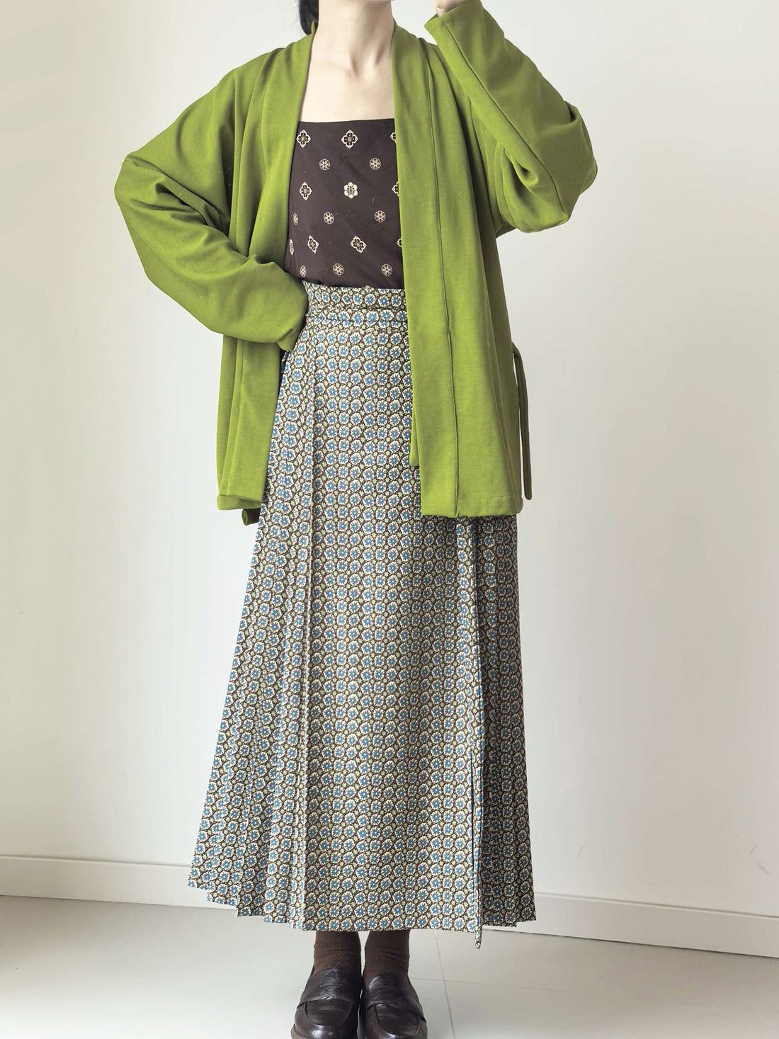 Anxiu Yingxiang [Qiuxiang Ran - Airplane Sleeve] Song-style Knit Airplane Sleeve Hanfu for Women, Daily Autumn/Winter Commute