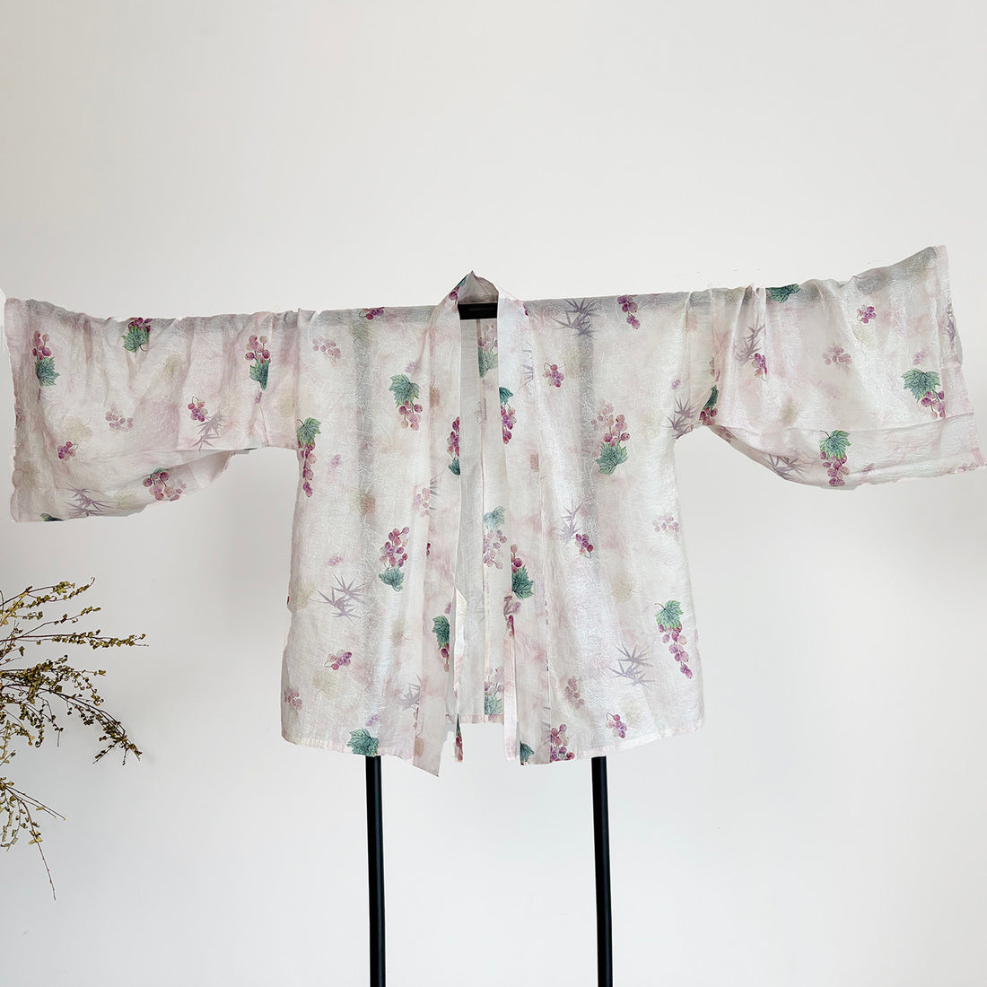 Dark Sleeve Fragrance [Little Grape Pleated Top] Hanfu Women's Tencel Modified N. Dynasty Pleated Top Daily Commute