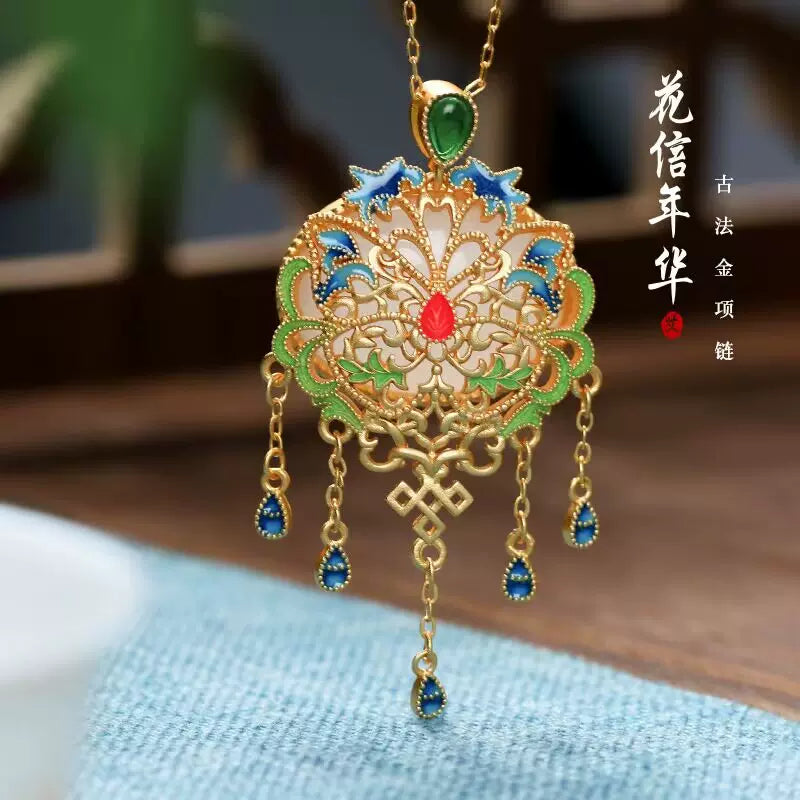 Enamel Necklace Collection|Hanfu Matching Necklacehan fu Chinese han fu hanfu male tang dynasty clothes chinese hanfu tang dynasty outfits traditiona hanfu dress chinese hanfu chinese style dress dress fashion cheongsam dress q