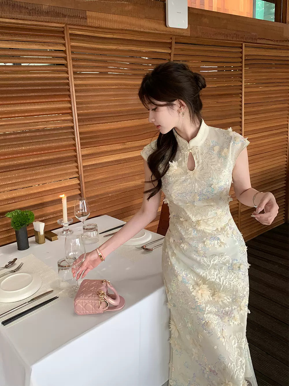 【Hanfu】Radiant Elegance of Butterfly Whisper | Cheongsam/Qipaohan fu Chinese han fu hanfu male tang dynasty clothes chinese hanfu tang dynasty outfits traditiona hanfu dress chinese hanfu chinese style dress dress fashion cheongsam dress q