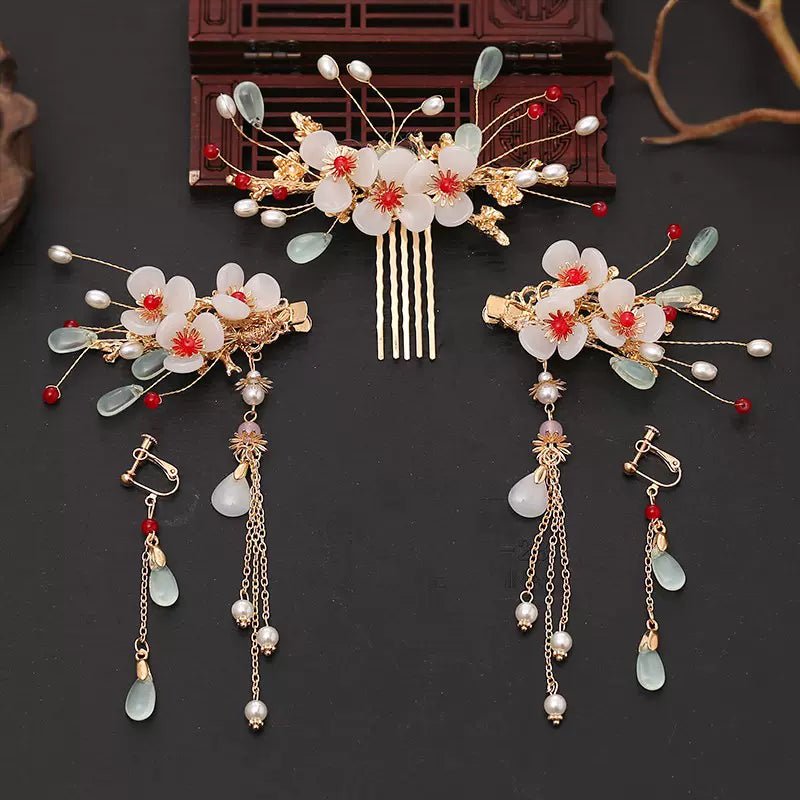 Ancient Style Hanfu Jewelry Hair Clip Sethan fu Chinese han fu hanfu male tang dynasty clothes chinese hanfu tang dynasty outfits traditiona hanfu dress chinese hanfu chinese style dress dress fashion cheongsam dress q