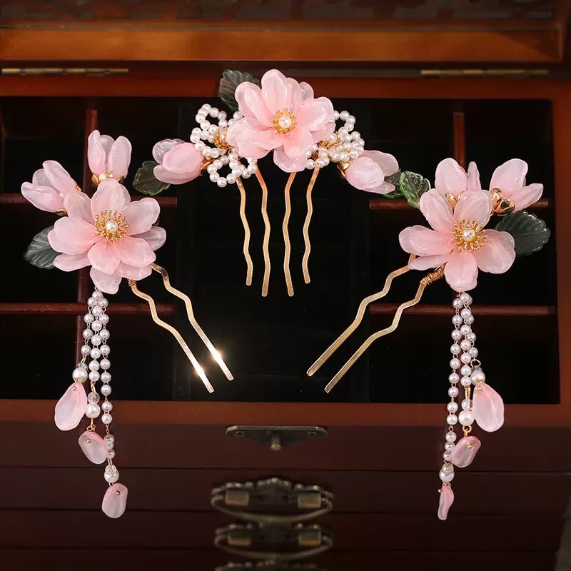 Ancient Style Hanfu Jewelry Hair Clip Sethan fu Chinese han fu hanfu male tang dynasty clothes chinese hanfu tang dynasty outfits traditiona hanfu dress chinese hanfu chinese style dress dress fashion cheongsam dress q