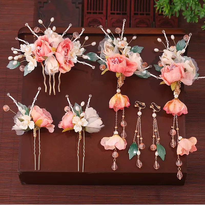 Ancient Style Hanfu Jewelry Hair Clip Sethan fu Chinese han fu hanfu male tang dynasty clothes chinese hanfu tang dynasty outfits traditiona hanfu dress chinese hanfu chinese style dress dress fashion cheongsam dress q
