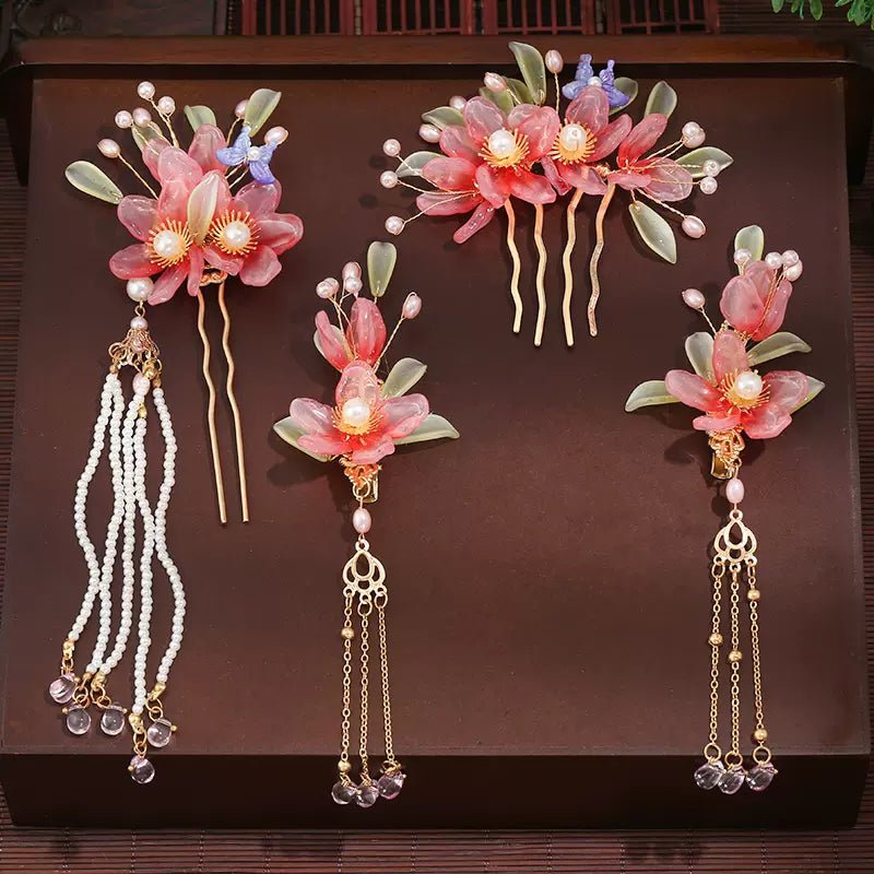 Ancient Style Hanfu Jewelry Hair Clip Sethan fu Chinese han fu hanfu male tang dynasty clothes chinese hanfu tang dynasty outfits traditiona hanfu dress chinese hanfu chinese style dress dress fashion cheongsam dress q