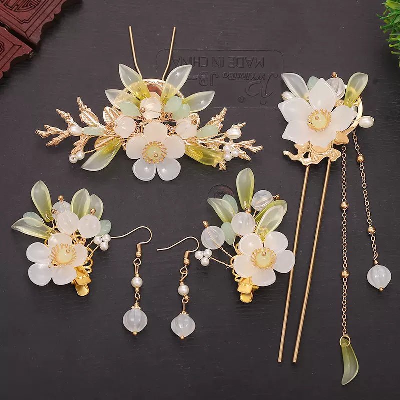 Ancient Style Hanfu Jewelry Hair Clip Set - HanrongAncient Style Hanfu Jewelry Hair Clip SetHanrongHanrongset 24Ancient Style Hanfu Jewelry Hair Clip SetAncient Style Hanfu Jewelry Hair Clip Set