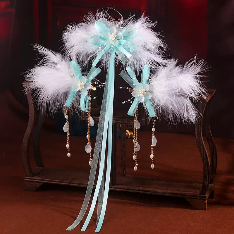 Ancient Style Hanfu Jewelry Hair Clip Set - HanrongAncient Style Hanfu Jewelry Hair Clip SetHanrongHanrongset 25Ancient Style Hanfu Jewelry Hair Clip SetAncient Style Hanfu Jewelry Hair Clip Set