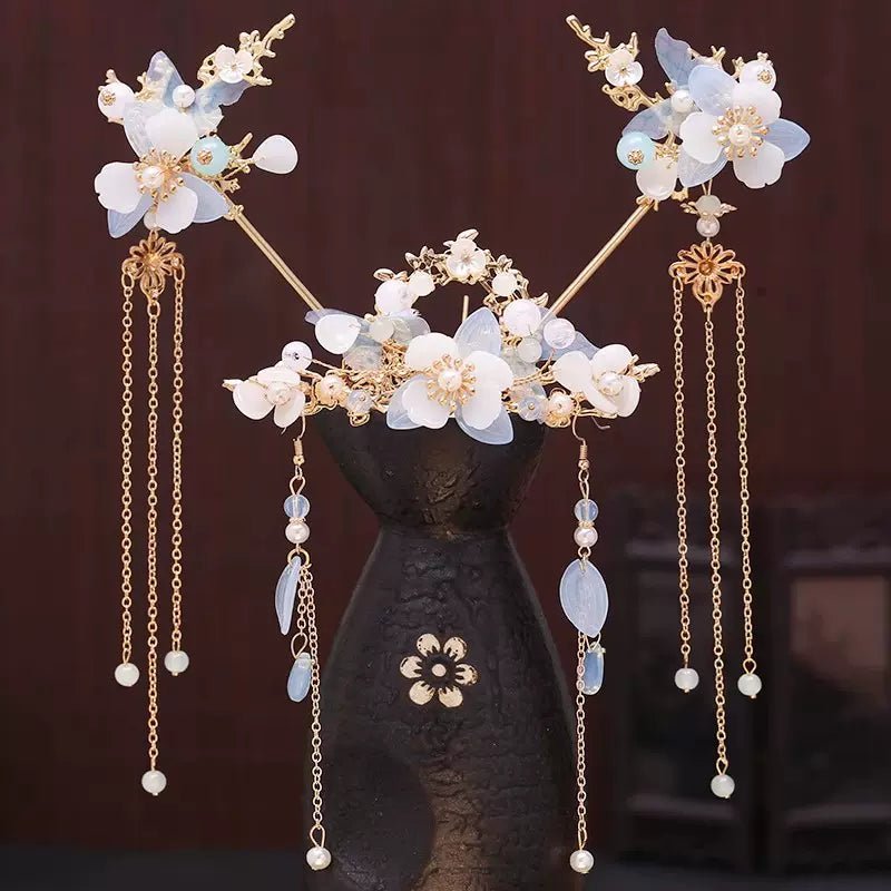 Ancient Style Hanfu Jewelry Hair Clip Set - HanrongAncient Style Hanfu Jewelry Hair Clip SetHanrongHanrongset 36Ancient Style Hanfu Jewelry Hair Clip SetAncient Style Hanfu Jewelry Hair Clip Set