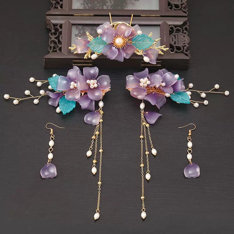 Ancient Style Hanfu Jewelry Hair Clip Sethan fu Chinese han fu hanfu male tang dynasty clothes chinese hanfu tang dynasty outfits traditiona hanfu dress chinese hanfu chinese style dress dress fashion cheongsam dress q