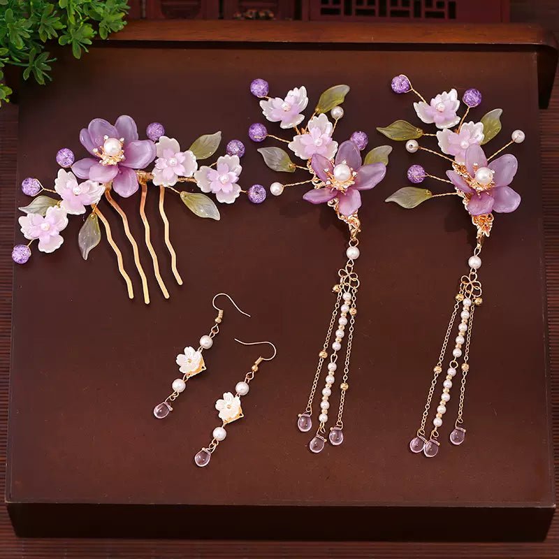 Ancient Style Hanfu Jewelry Hair Clip Sethan fu Chinese han fu hanfu male tang dynasty clothes chinese hanfu tang dynasty outfits traditiona hanfu dress chinese hanfu chinese style dress dress fashion cheongsam dress q