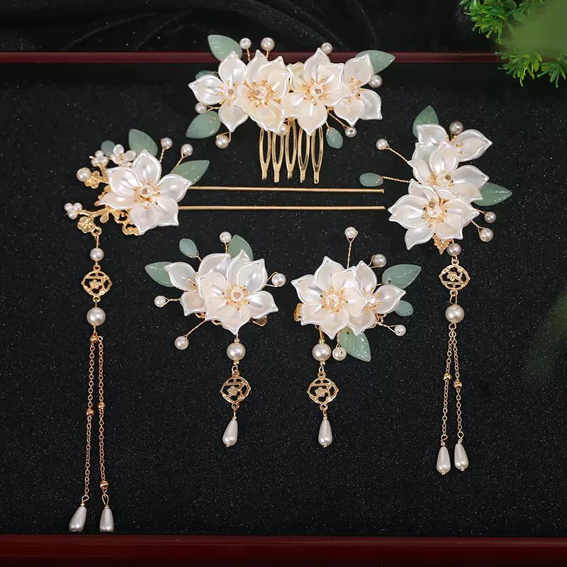 Ancient Style Hanfu Jewelry Hair Clip Sethan fu Chinese han fu hanfu male tang dynasty clothes chinese hanfu tang dynasty outfits traditiona hanfu dress chinese hanfu chinese style dress dress fashion cheongsam dress q