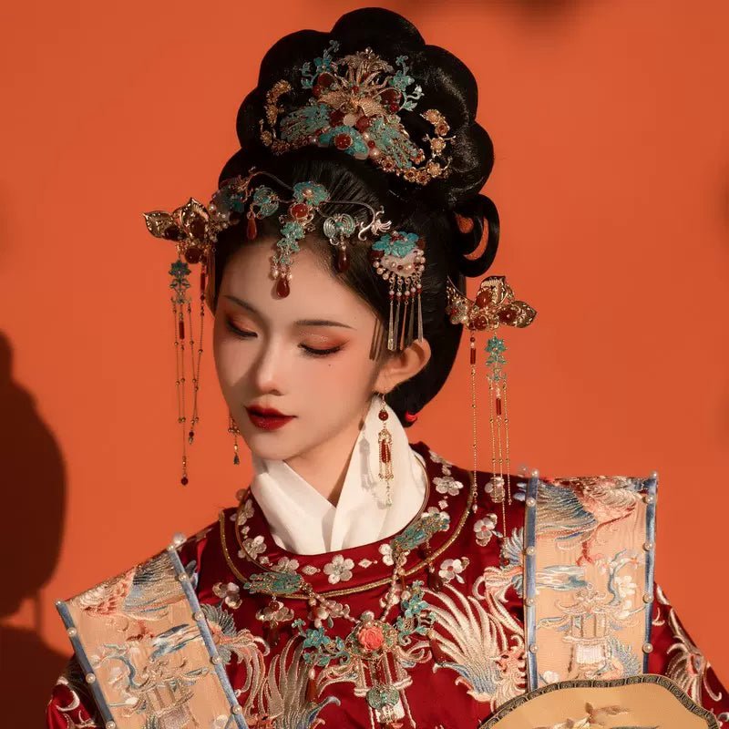 Beauty makes the phoenix fall|Ming Dynasty Style Phoenix Crownhan fu Chinese han fu hanfu male tang dynasty clothes chinese hanfu tang dynasty outfits traditiona hanfu dress chinese hanfu chinese style dress dress fashion cheongsam dress q