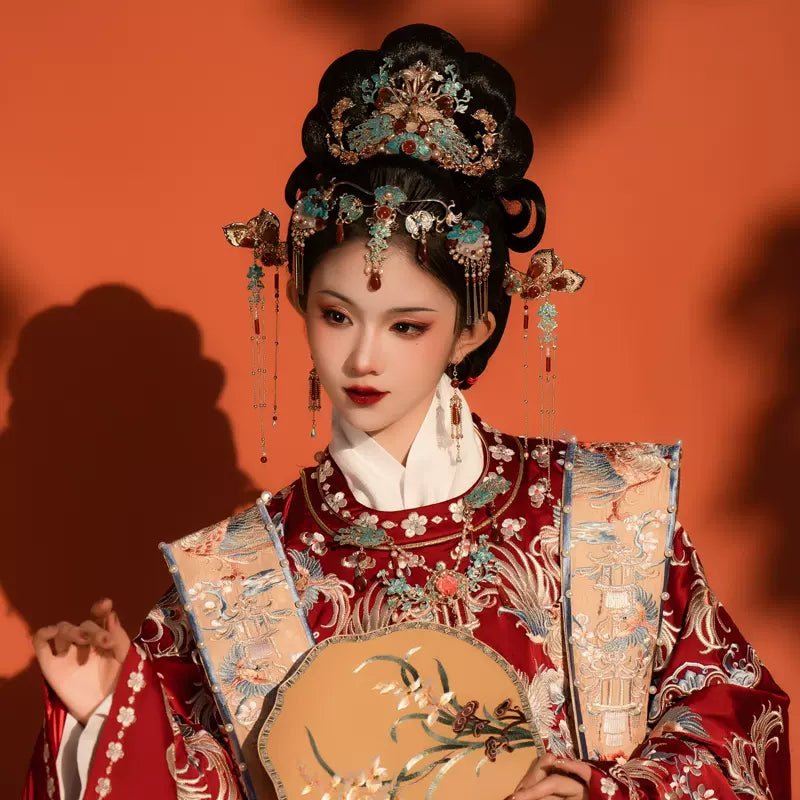 Beauty makes the phoenix fall|Ming Dynasty Style Phoenix Crownhan fu Chinese han fu hanfu male tang dynasty clothes chinese hanfu tang dynasty outfits traditiona hanfu dress chinese hanfu chinese style dress dress fashion cheongsam dress q