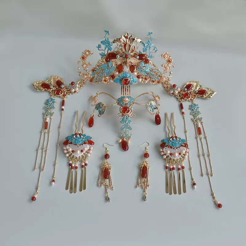 Beauty makes the phoenix fall|Ming Dynasty Style Phoenix Crownhan fu Chinese han fu hanfu male tang dynasty clothes chinese hanfu tang dynasty outfits traditiona hanfu dress chinese hanfu chinese style dress dress fashion cheongsam dress q