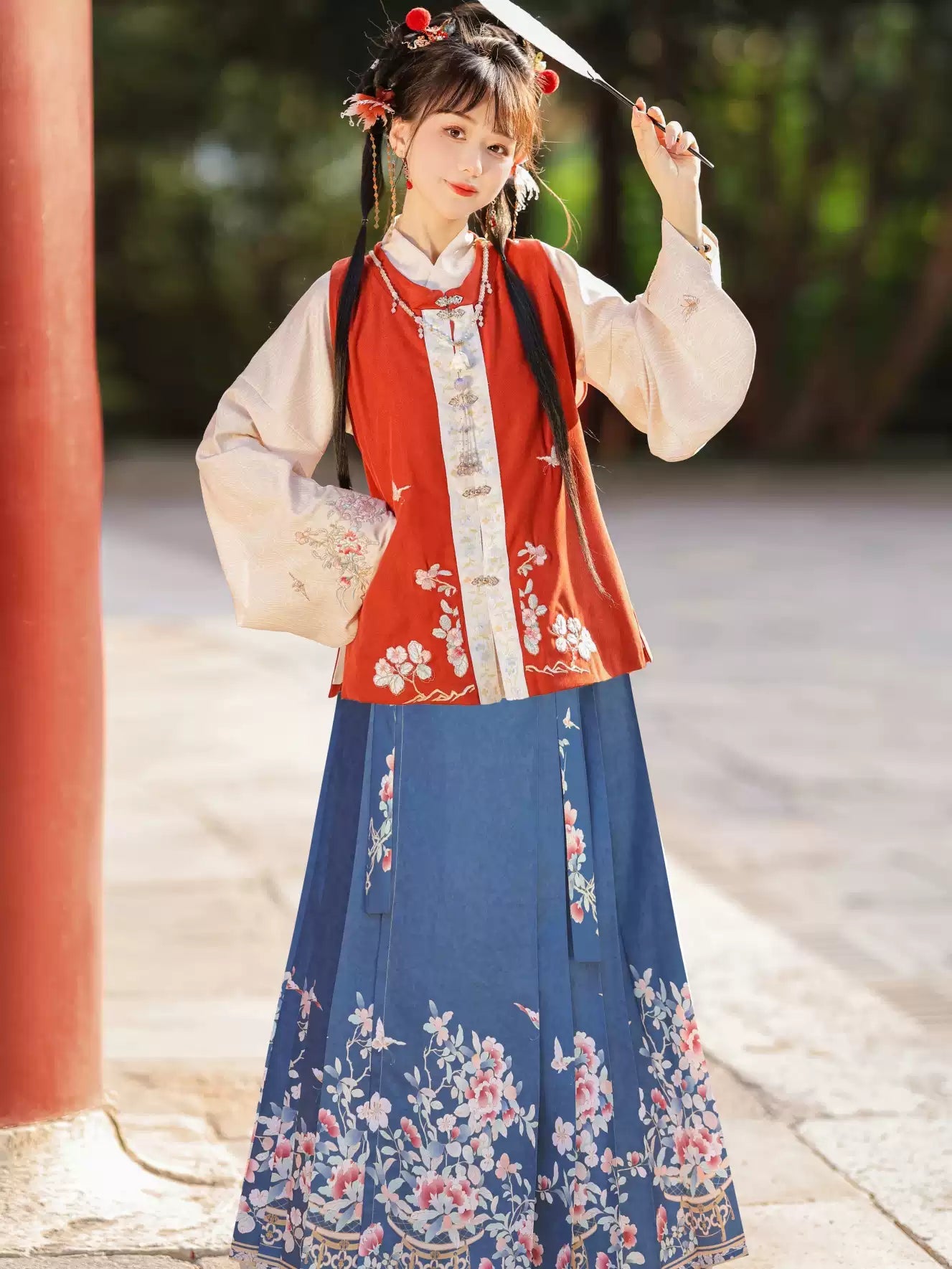 Blossom - Warmed Pathhan fu Chinese han fu hanfu male tang dynasty clothes chinese hanfu tang dynasty outfits traditiona hanfu dress chinese hanfu chinese style dress dress fashion cheongsam dress q