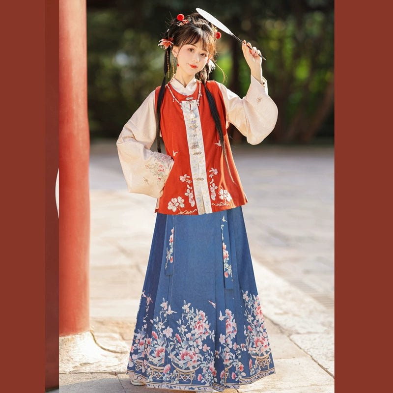 Blossom - Warmed Pathhan fu Chinese han fu hanfu male tang dynasty clothes chinese hanfu tang dynasty outfits traditiona hanfu dress chinese hanfu chinese style dress dress fashion cheongsam dress q