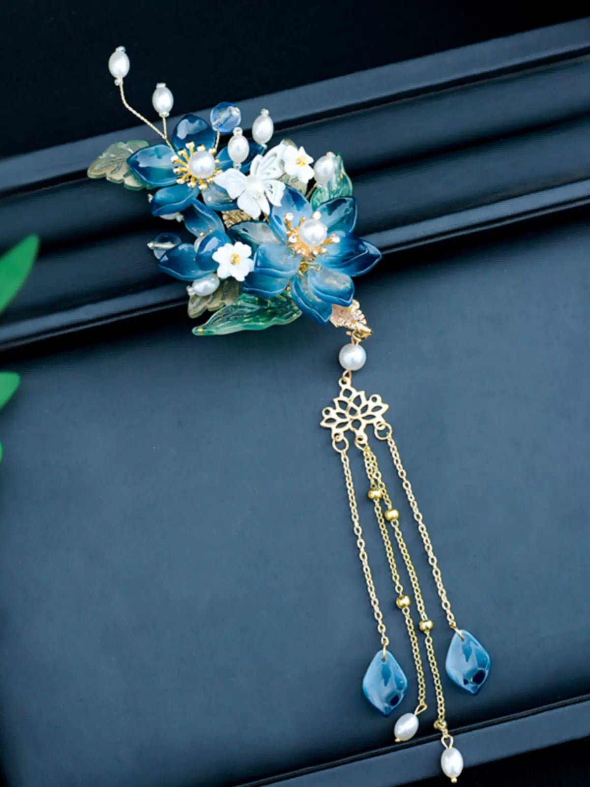 Blue Dream Forest|Hanfu Matching Hairpinhan fu Chinese han fu hanfu male tang dynasty clothes chinese hanfu tang dynasty outfits traditiona hanfu dress chinese hanfu chinese style dress dress fashion cheongsam dress q