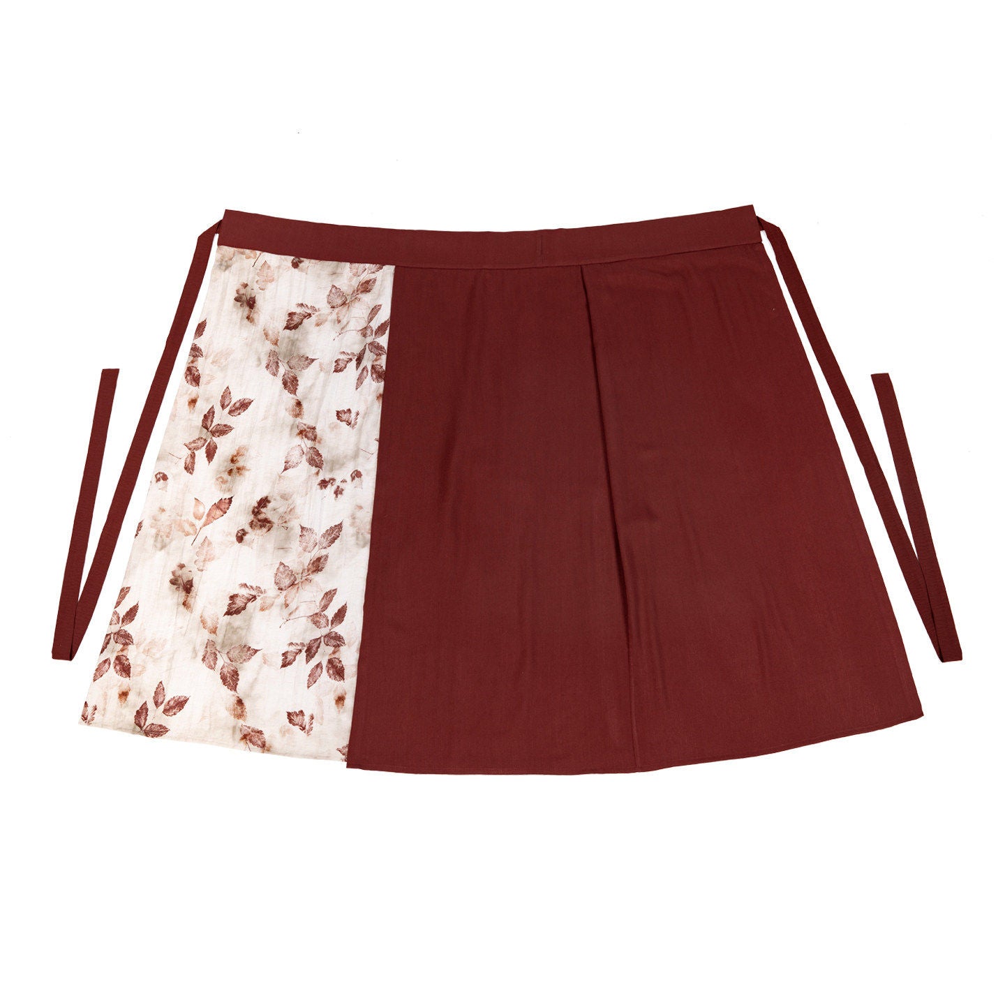 [Red Leaf] Dreamlike Orig. Song Hanfu Set - Changgan Temple-style Long Shirt & Darted Wrap Skirt, Modern Daily Bright Set