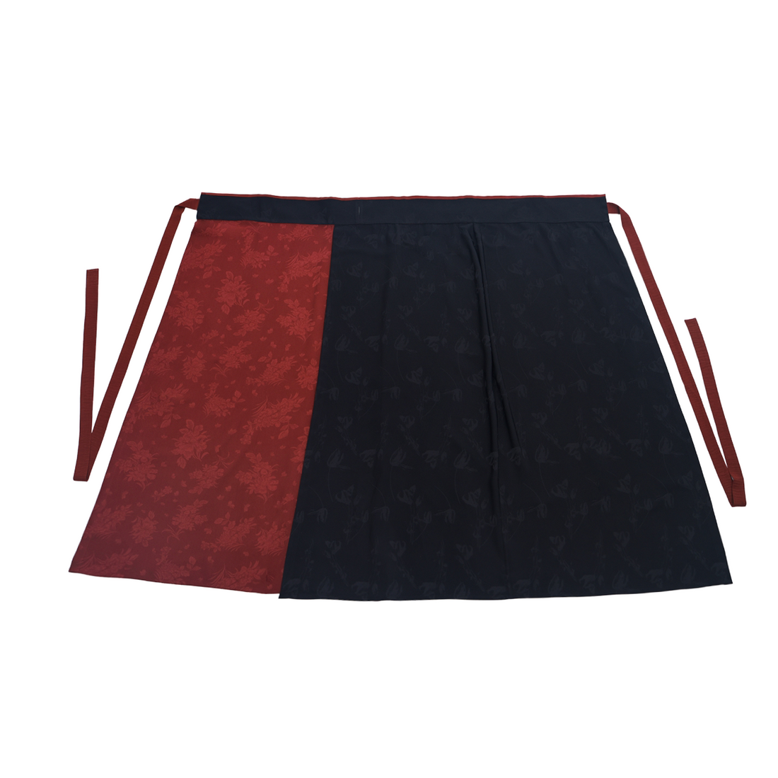 Dream Rose Night Original Song Hanfu Plane Sleeve Spiral Skirt Red&Black HK Style Mature Commute Spring Autumn Women