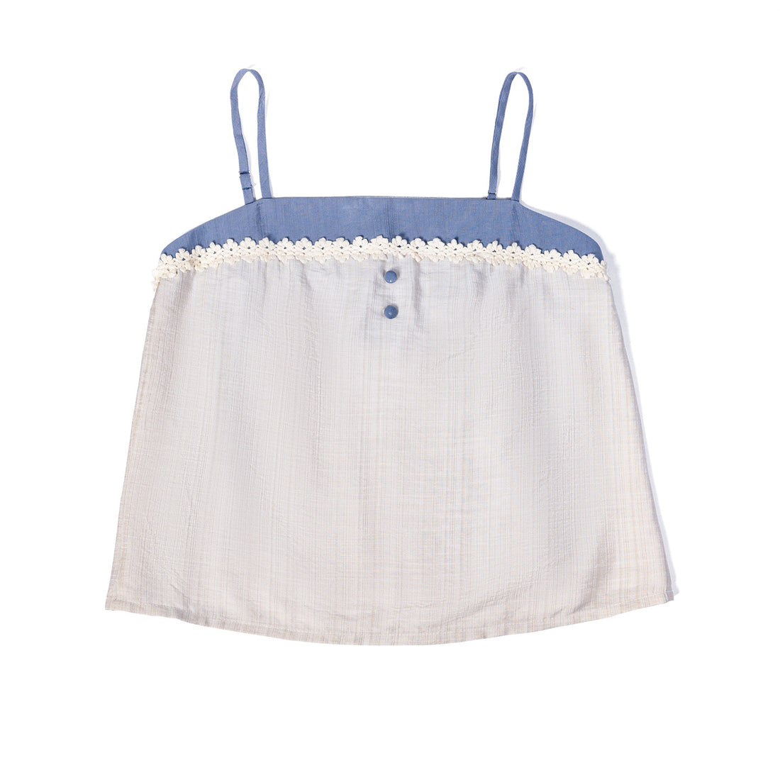 Zhi Nan Dreamlike Original Viscose Pleated Top & Elastic Waist Song-Style Pants Set, Commute & Daily, Blue